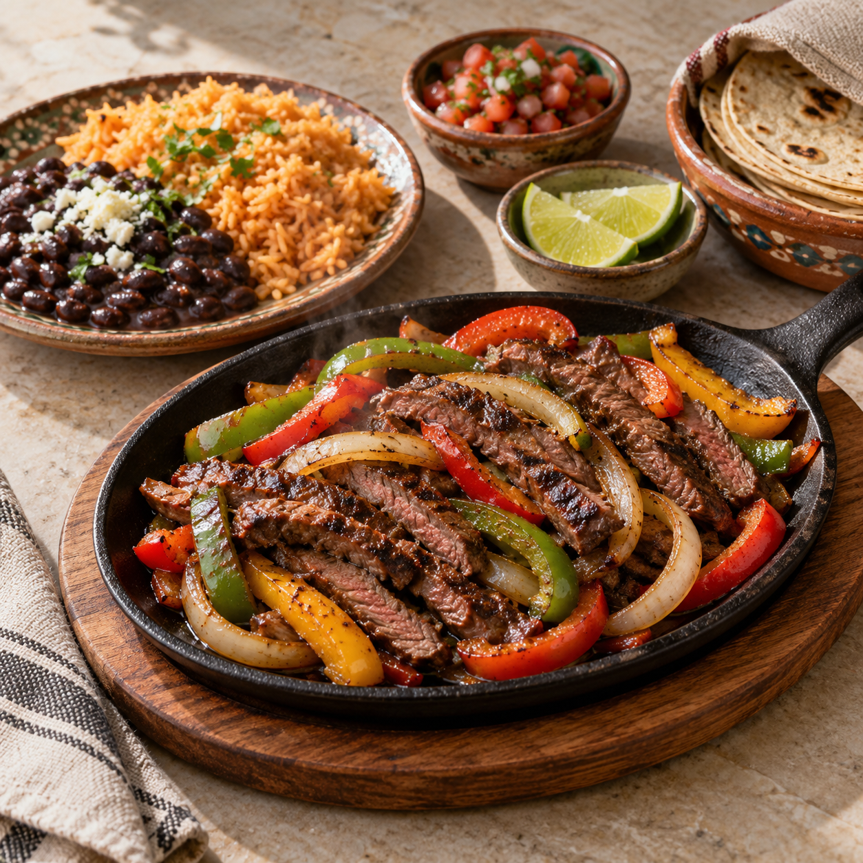 Fajitas de Res Combo