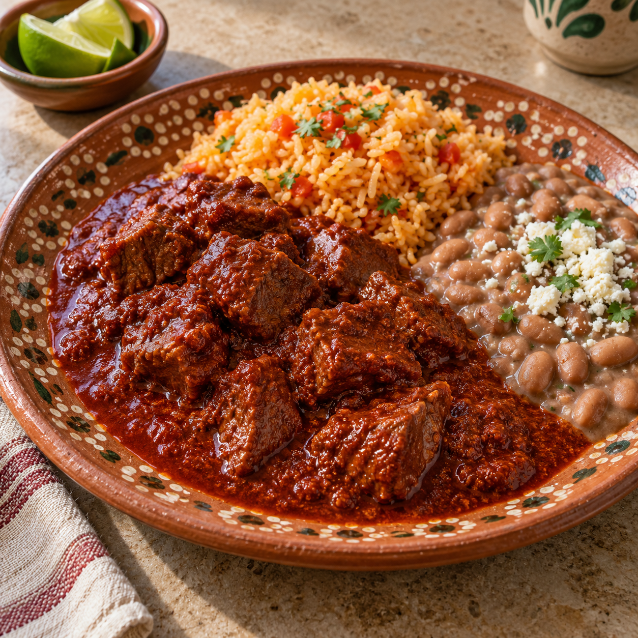 Chile Colorado Combo
