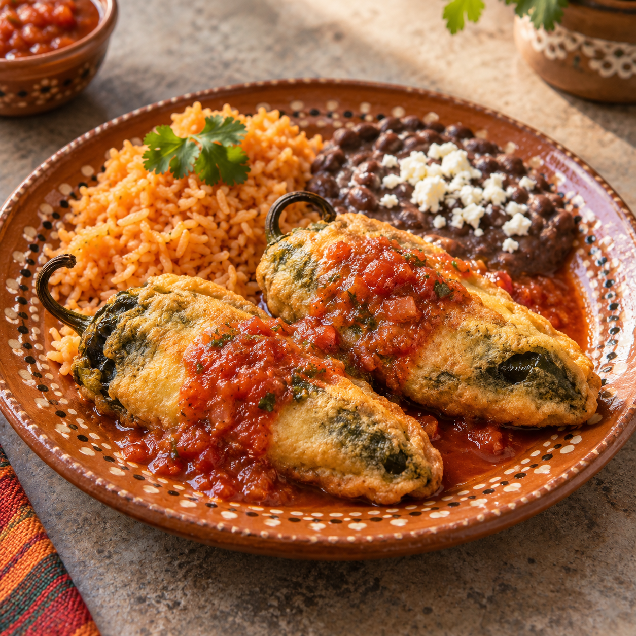 2 Chiles Rellenos