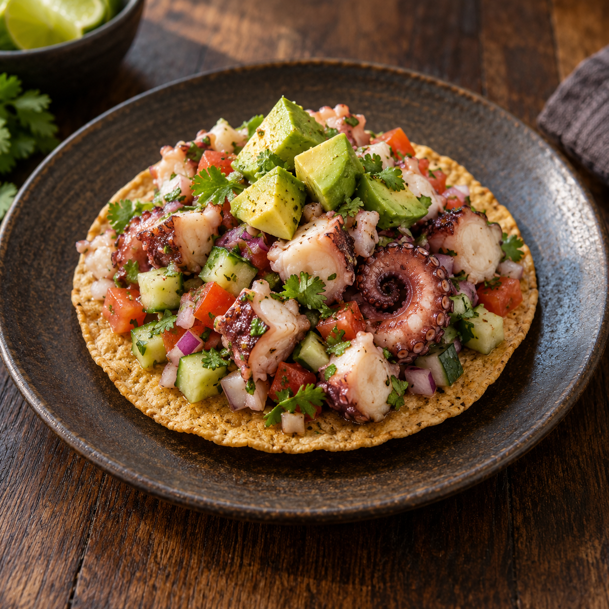 Tostada de Pulpo