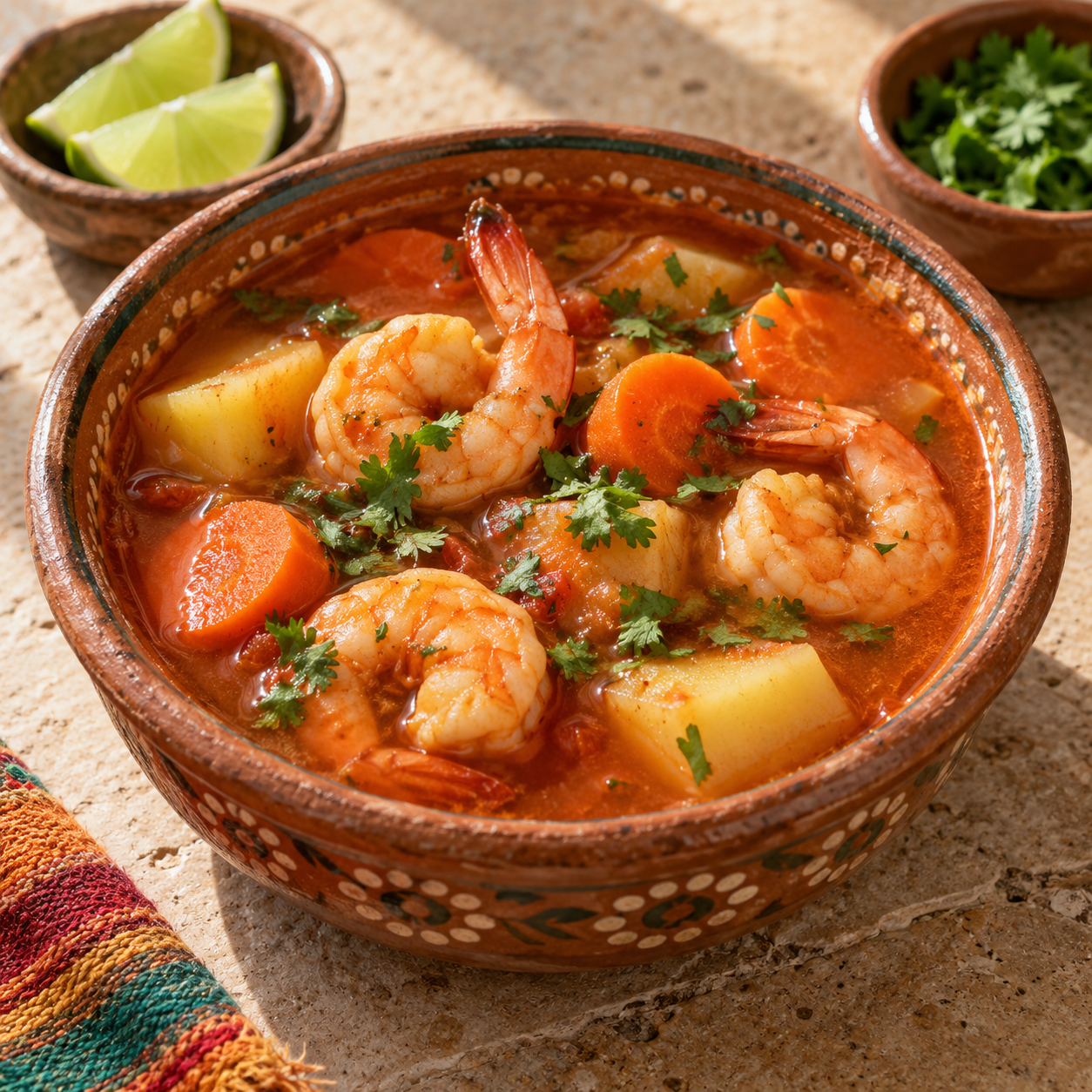 Caldo de Camarón